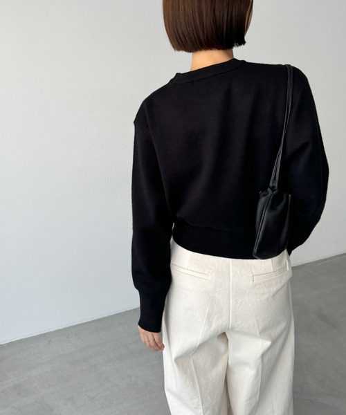 「CANAL JEAN」 「El mar」長袖ニット ONE SIZE ブラウン レディース_画像6