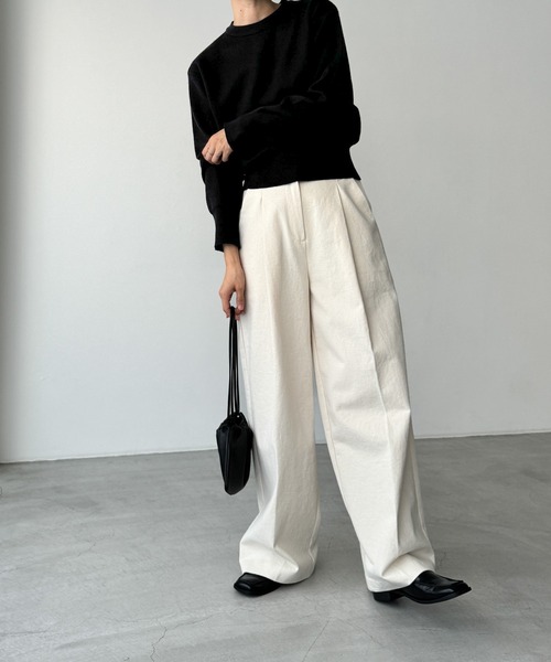 「CANAL JEAN」 「El mar」長袖ニット ONE SIZE ブラウン レディース_画像7