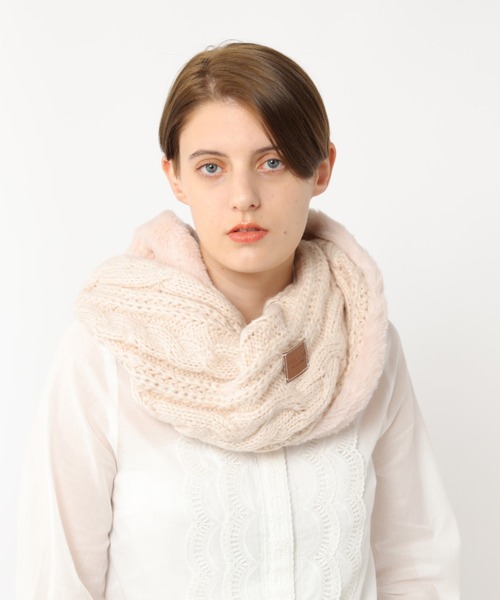 「PAUL&JOE」 スヌード FREE オフホワイト レディース_画像3