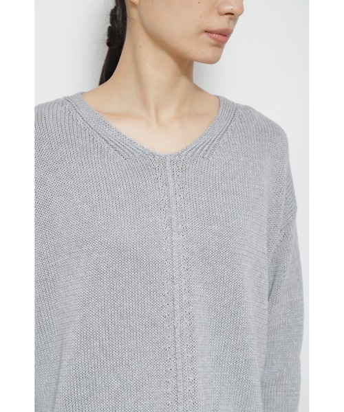 「human woman」 長袖ニット MEDIUM グリーン レディース_画像4