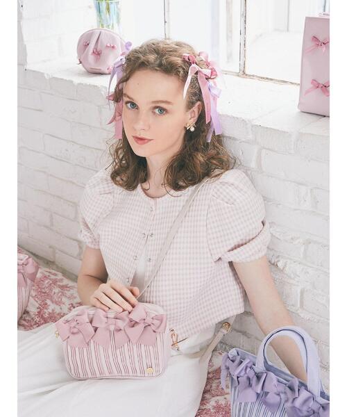 「Maison de FLEUR」 ショルダーバッグ FREE ブラック レディース_画像6