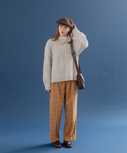 「MUHET」 スラックス SMALL ベージュ レディース_画像4