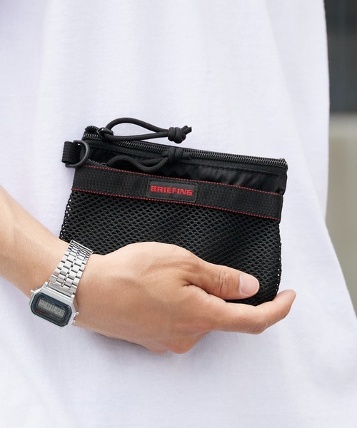 BRIEFING（ブリーフィング） ポーチ MESH FLAT POUCH S メッシュポーチ