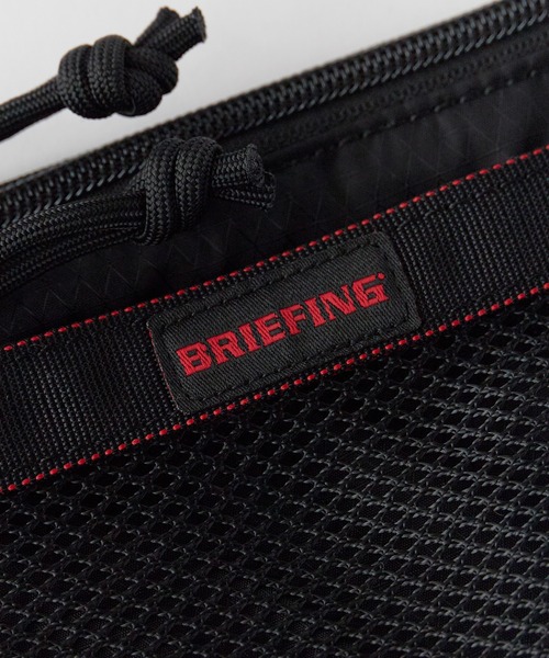 BRIEFING（ブリーフィング） ポーチ MESH FLAT POUCH S メッシュポーチ
