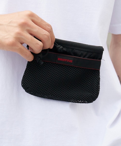 BRIEFING（ブリーフィング） ポーチ MESH FLAT POUCH S メッシュポーチ