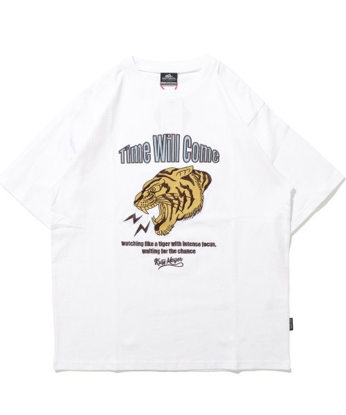 KRIFF MAYER（クリフメイヤー） tシャツ 「綿100%」クラフト刺繍T(虎