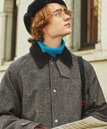 「EMMA CLOTHES」 ステンカラーコート M ブラック メンズの画像2