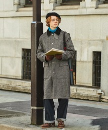 「EMMA CLOTHES」 ステンカラーコート M ブラック メンズの画像3