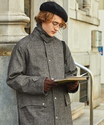 「EMMA CLOTHES」 ステンカラーコート M ブラック メンズの画像5