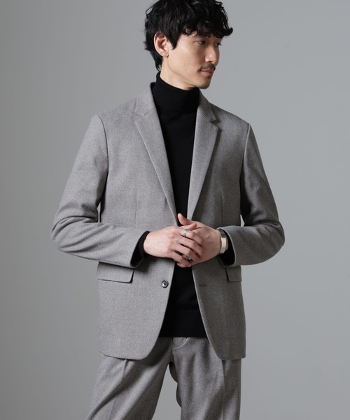 「NANO universe」 テーラードジャケット S グレー メンズ_画像3