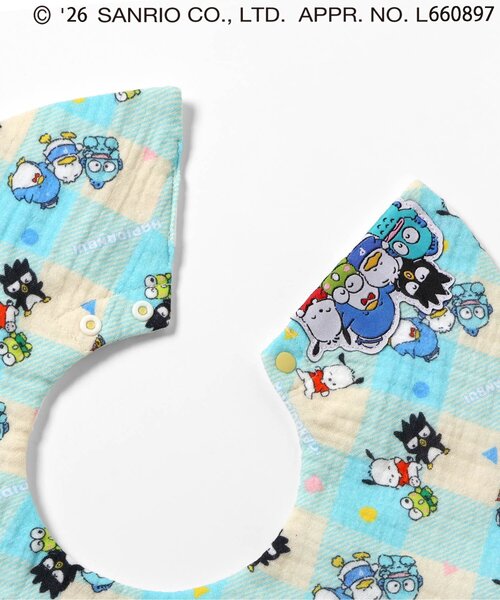 sanrio（サンリオ） スタイ よだれかけ はぴだんぶい ガーゼスタイ