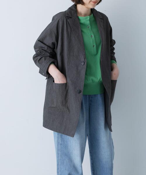 かぐれ コート アウター 「ユニセックス」コットンテーラード