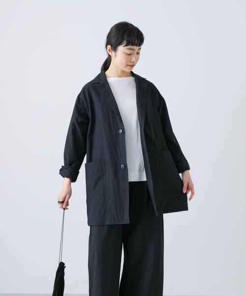 かぐれ コート アウター 「ユニセックス」コットンテーラード