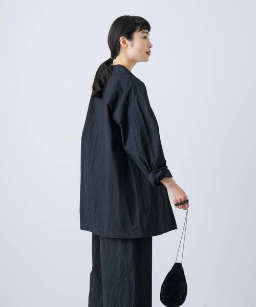 かぐれ コート アウター 「ユニセックス」コットンテーラード