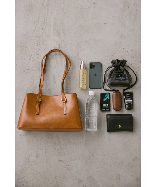 「un/neu」 ハンドバッグ FREE レッド レディース_画像3