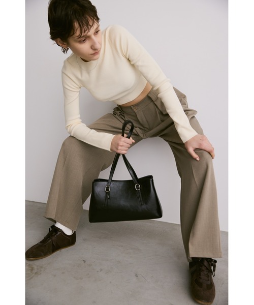 「un/neu」 ハンドバッグ FREE レッド レディース_画像5