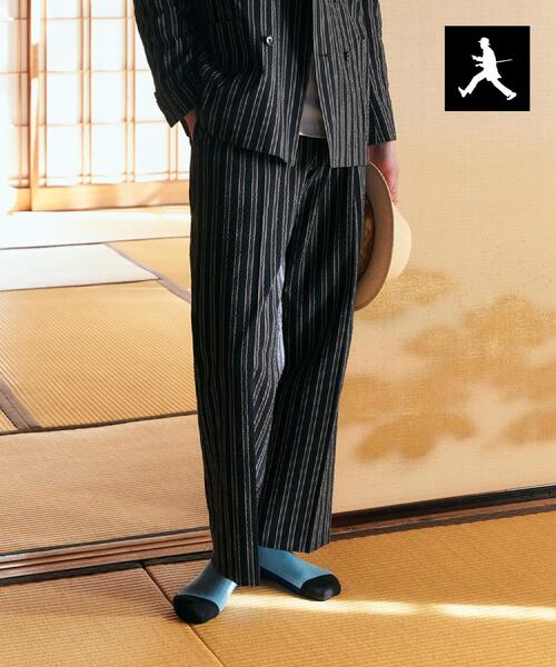 パンツ Satoki Yoshitake TAKEO KIKUCHI（タケオキクチ） ワイドパンツ スラックス 「BOWLER HAT