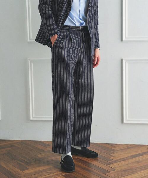 TAKEO KIKUCHI（タケオキクチ） ワイドパンツ スラックス 「BOWLER HAT