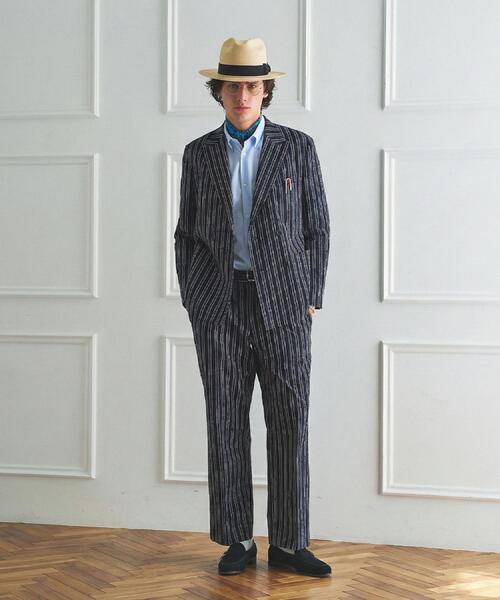 TAKEO KIKUCHI（タケオキクチ） ワイドパンツ スラックス 「BOWLER HAT