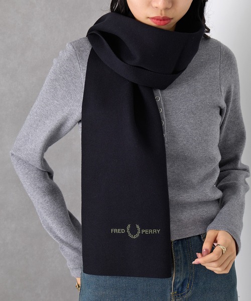 Fred perry マフラー　フレッドペリー　スカーフ FRED PERRY（フレッドペリー） マフラー 「FRED PERRY」GRAPHIC FLP