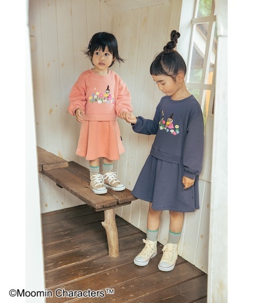 「kladskap」 「KIDS」長袖ワンピース 90cm ピンク キッズ_画像2