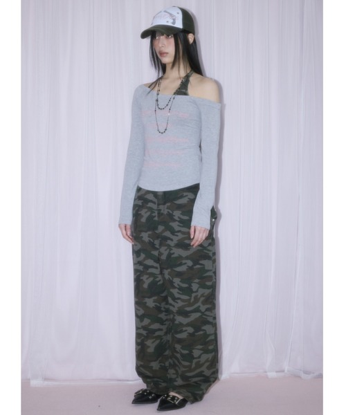 パンツ A'GEM/9 × .kom 「NIIER NOR/ニーアノア」 BACK-LAP BALLOON PANTS/バックラップバルーン パンツの画像
