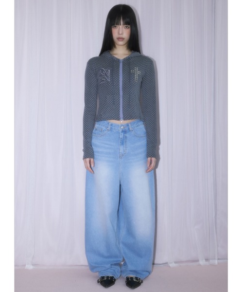 パンツ A'GEM/9 × .kom 「NIIER NOR/ニーアノア」 BACK-LAP BALLOON PANTS/バックラップバルーン パンツの画像
