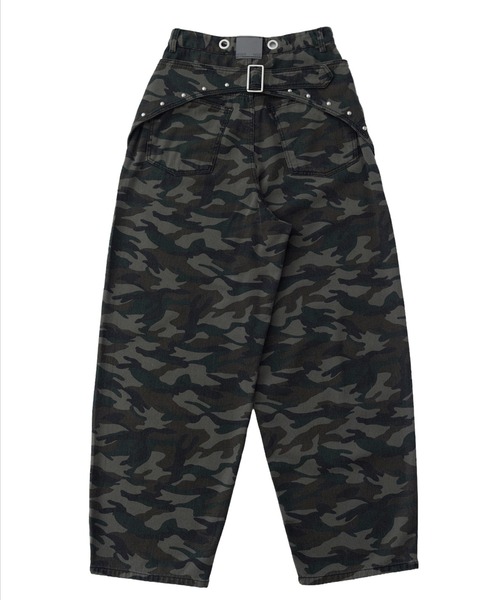 パンツ A'GEM/9 × .kom 「NIIER NOR/ニーアノア」 BACK-LAP BALLOON PANTS/バックラップバルーン パンツの画像