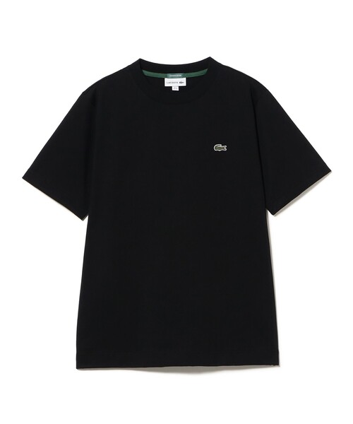 【新品タグ付】LACOSTE × BEAMS 別注 ロゴ Tシャツ ブラック 4 LACOSTE（ラコステ） tシャツ 「別注」LACOSTE / アーカイブバッジ T