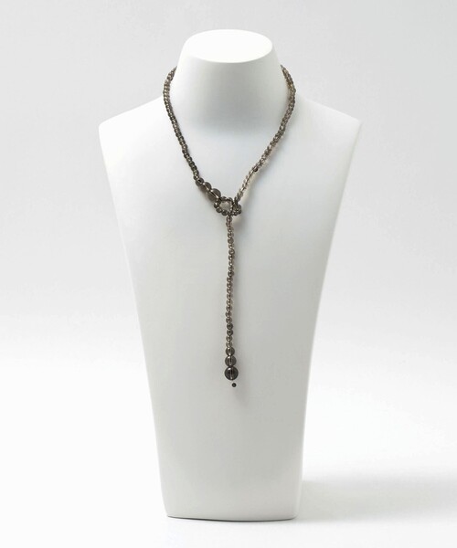 ネックレス 「SASKIA DIEZ」DROP LASSO SMOKY  NECKLACE/ネックレス レディースの画像