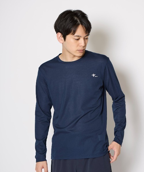 tシャツ マイクログリッドウールクルー メンズ