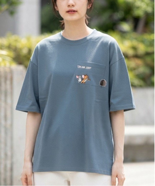 tシャツ 速乾 「TOM ＆ JERRY/トムとジェリー」アムンゼン胸ポケワン