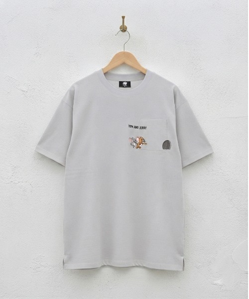 tシャツ 速乾 「TOM ＆ JERRY/トムとジェリー」アムンゼン胸ポケワン