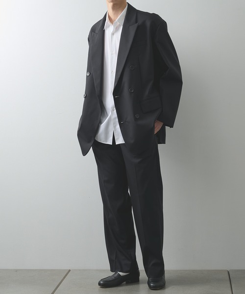 スラックス 「th products」別注QUINN / Wide Tailored Pants メンズの画像