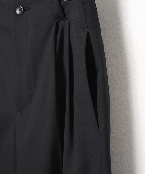 スラックス 「th products」別注QUINN / Wide Tailored Pants メンズの画像
