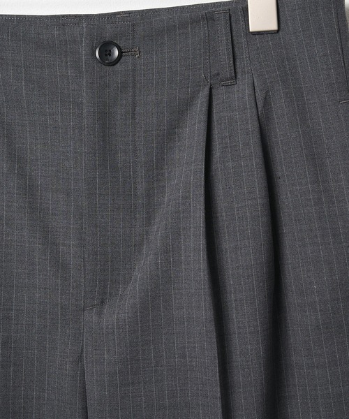 スラックス 「th products」別注QUINN / Wide Tailored Pants メンズの画像