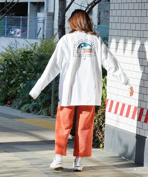 「BILLABONG」 長袖Tシャツ LARGE ブラック メンズ_画像2