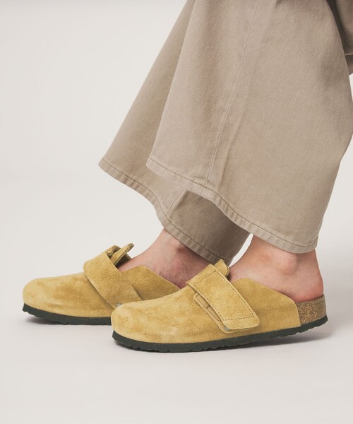 BIRKENSTOCK スエード サンダル イエロー 37 24cm BIRKENSTOCK（ビルケンシュトック） サンダル 「WEB限定