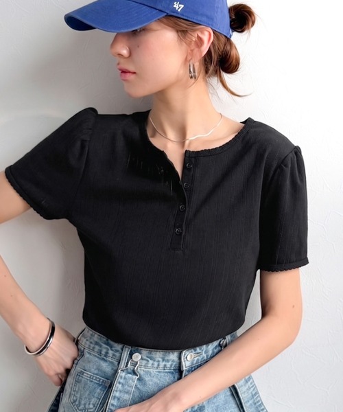 classicalelf（クラシカルエルフ） ヘンリーネック tシャツ 半袖 「AYA