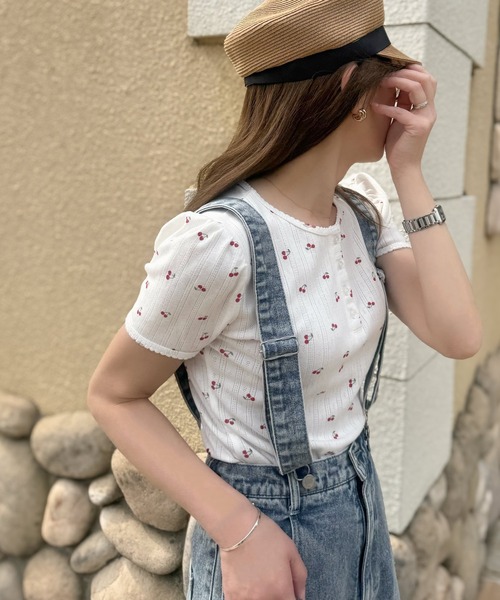classicalelf(クラシカルエルフ) ヘンリーネック tシャツ 半袖 「AYA classicalelf(クラシカルエルフ) ヘンリーネック tシャツ 半袖 「AYA