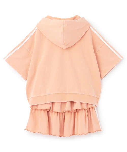 ワンピース 「LTXC/綿100%」ピグメントティアードセットアップ キッズ 子供服 女の子の画像