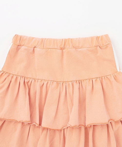 ワンピース 「LTXC/綿100%」ピグメントティアードセットアップ キッズ 子供服 女の子の画像