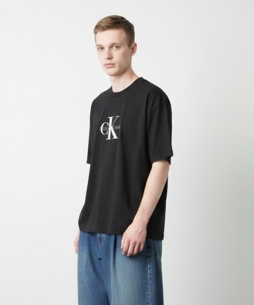tシャツ Calvin Klein/カルバンクライン A - MONOLOGO OVERSIZED TEE / 4RAB823 メンズ レディースの画像