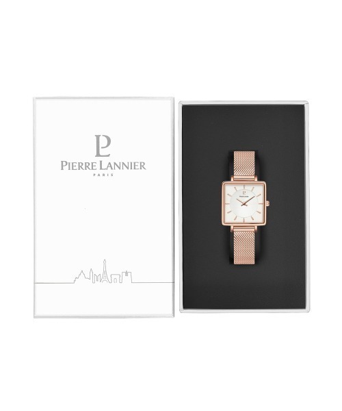 腕時計 「PIERRE LANNIER」Lecareメッシュベルト P008F・P007H レディースの画像