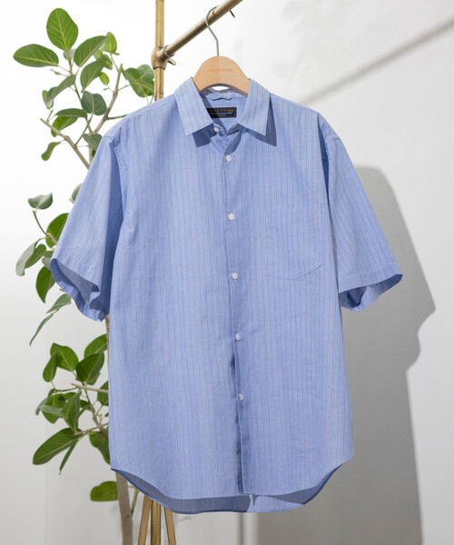 「FREAK'S STORE」 半袖シャツ MEDIUM ブルー メンズ_画像3