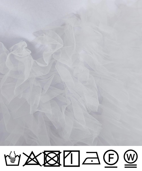 「PICCIN PERLA」 長袖カットソー M オフホワイト レディース_画像2