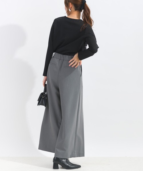 「PICCIN PERLA」 長袖カットソー M オフホワイト レディース_画像3