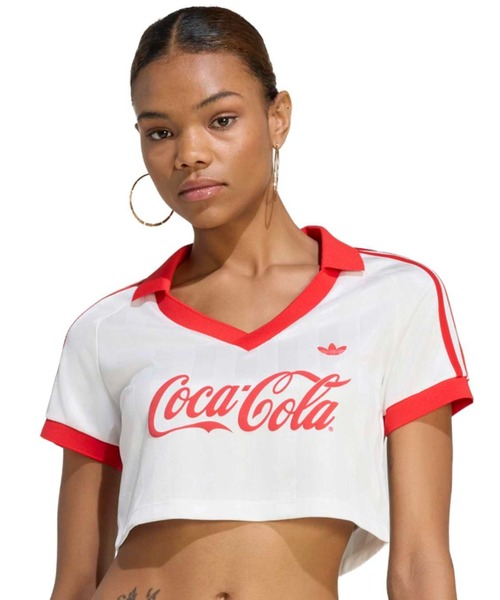 adidas（アディダス） adidas adidas COCA COLA CROPPED JERSEY