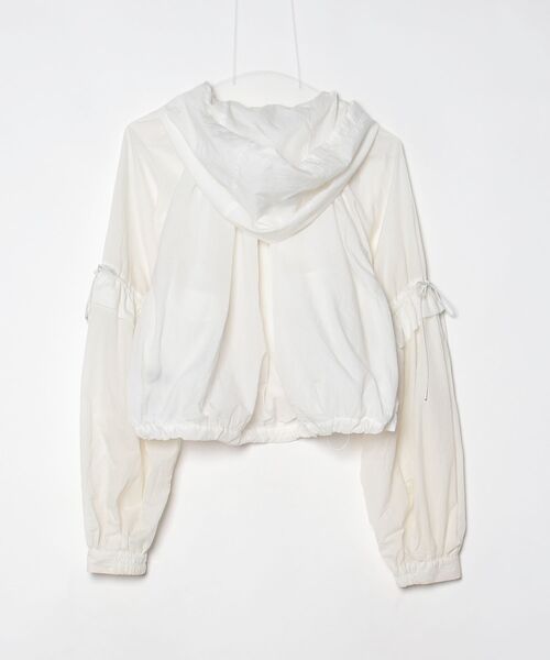 な*は様 LILY BROWN×MARYQUANT UVフリルシアーブルゾン　ホ MARY QUANT（マリークヮント） 25AW UVカットフリルシアー ブルゾン