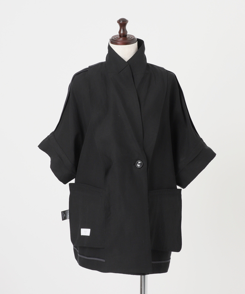 【美品】25ss SLOBE IENA リネン混 ハーフスリーブジャケット 38 SLOBE IENA（スローブイエナ） コート アウター 「セットアップ対応可